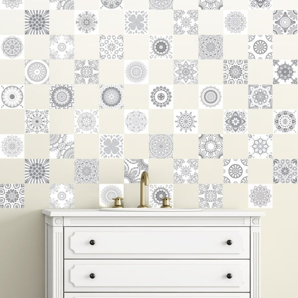 60 uzlīmju komplekts Ambiance Dandellion-image-3