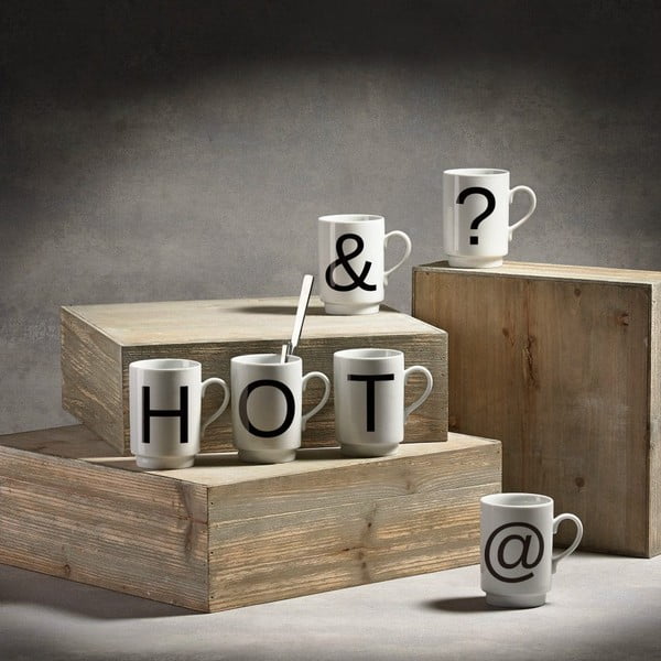 Porcelāna burtu krūze KJ Collection C, 250 ml-image-1