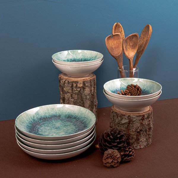 Porcelāna trauku komplekts (18 gab.) Güral Porselen Forest-image-1