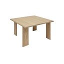Dabīga toņa ozola masīvkoka žurnālgaldiņš 75x75 cm Oy – OYOY Living Design
