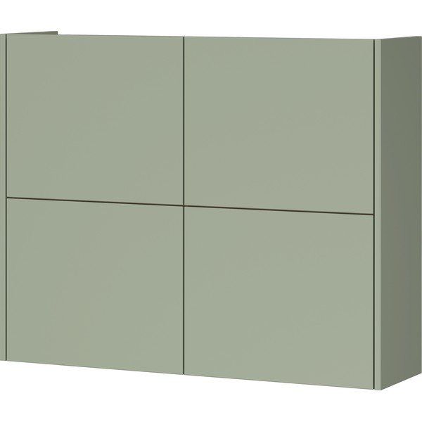 Dūmakaini zaļš matēts piekarināms skapītis 97x79x27 cm Binetto – Germania