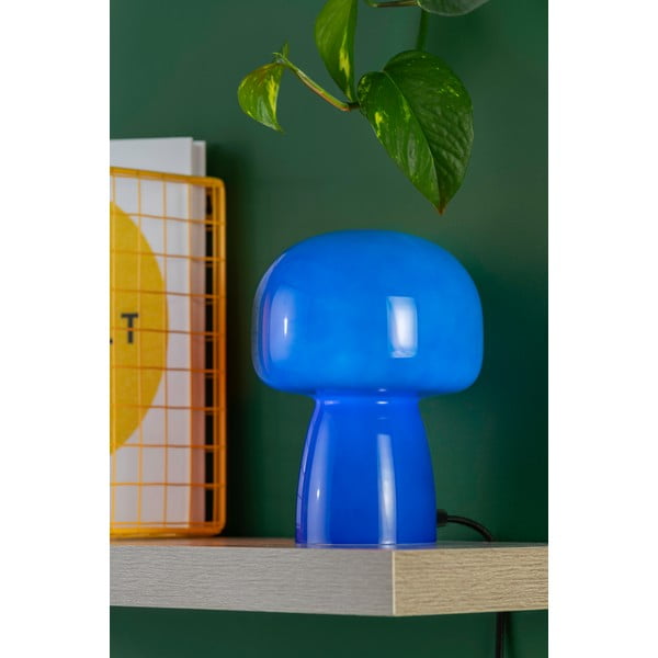 Zila galda lampa (augstums 20 cm) Fervor  – Leitmotiv-image-1