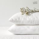 Lina spilvendrāna 80x80 cm White – Linen Tales
