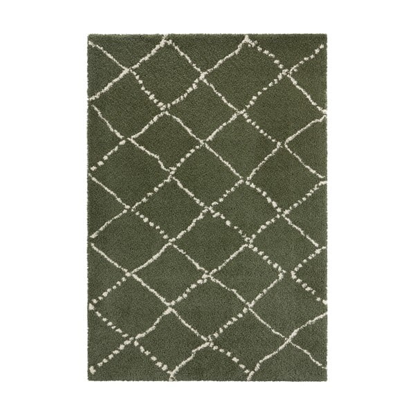 Zaļš paklājs Mint Rugs Hash, 80 x 150 cm