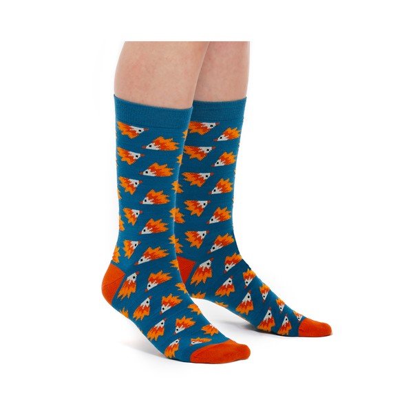 3 pāru zeķu komplekts Ballonet Socks Novelty Blue dāvanu kastītē, 36-40 izmērs-image-2