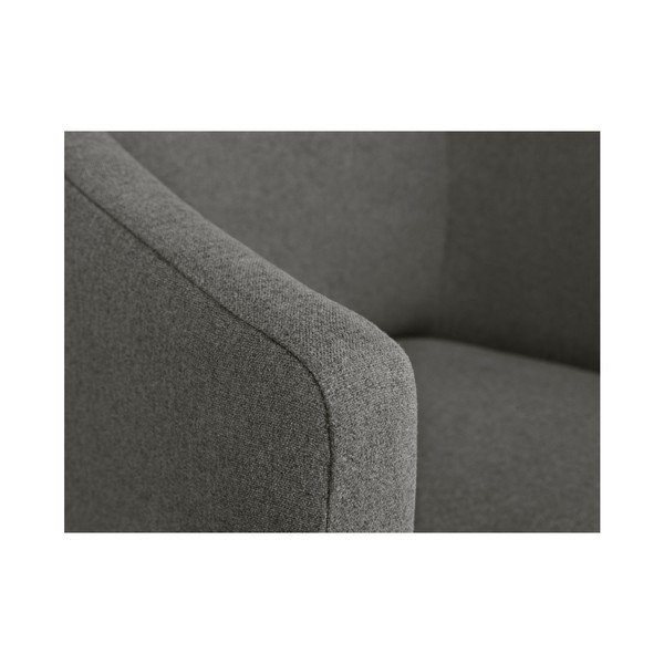 Gaiši pelēks krēsls ar atzveltnēm Micadoni Home Matteo-image-2