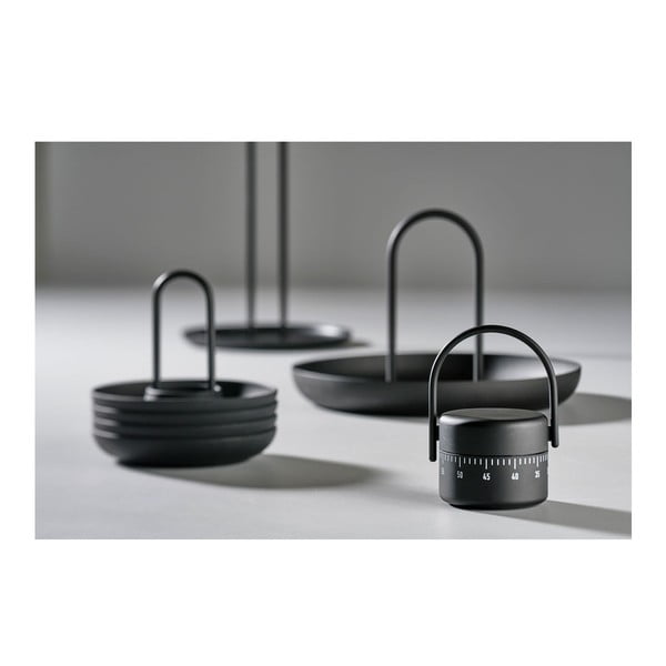 Melns analogais virtuves taimeris Zone Singles-image-1