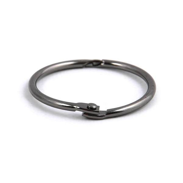 Matēti melni dušas aizkaru gredzeni (12 gab.) Ringo Small – Spirella-image-4