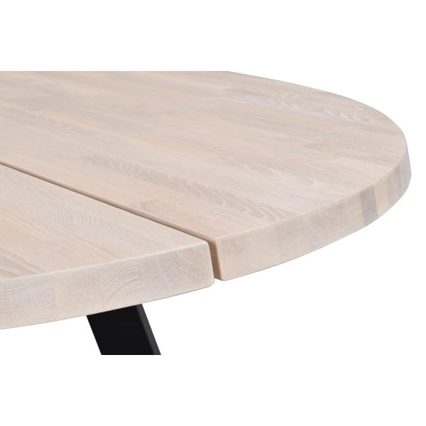 Apaļš ēdamgalds no balināta ozolkoka Rowico Freddie, ø 160 cm-image-3