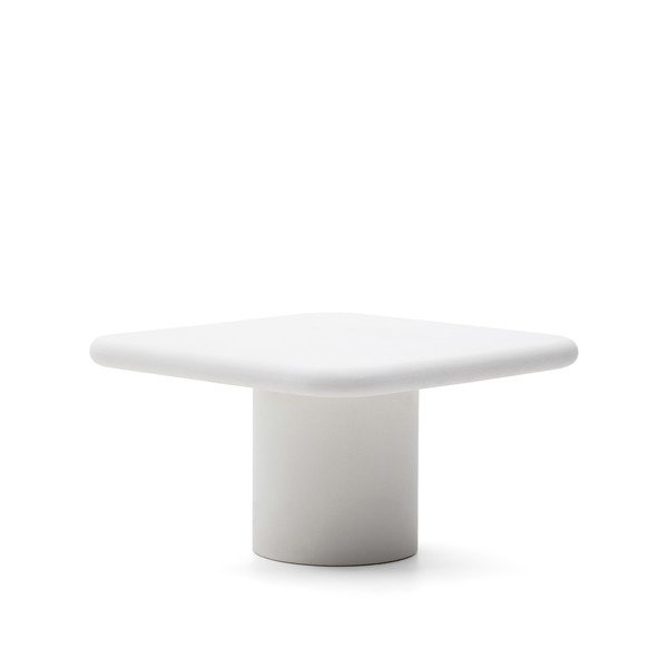 Betona dārza ēdamgalds 135x135 cm Addaia – Kave Home