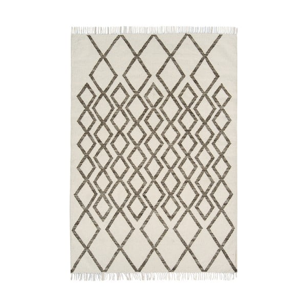 Bēšs un pelēks paklājs Asiatic Carpets Hackney Diamond, 120 x 170 cm