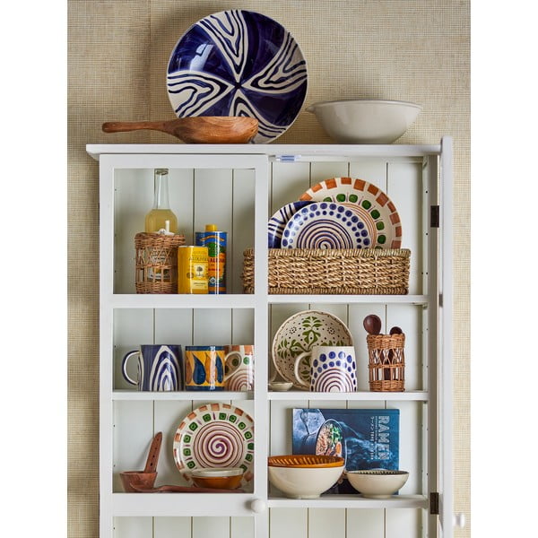 Tumši zila/bēša māla krūze 515 ml Shama – Bloomingville-image-2