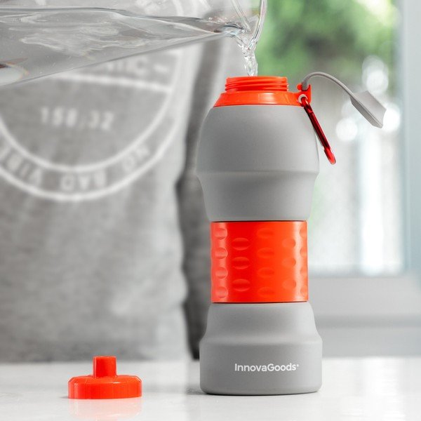 InnovaGoods salokāma silikona pudele, 580 ml-image-1