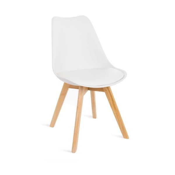 2 baltu krēslu komplekts ar dižskābarža kājām Bonami Essentials Retro