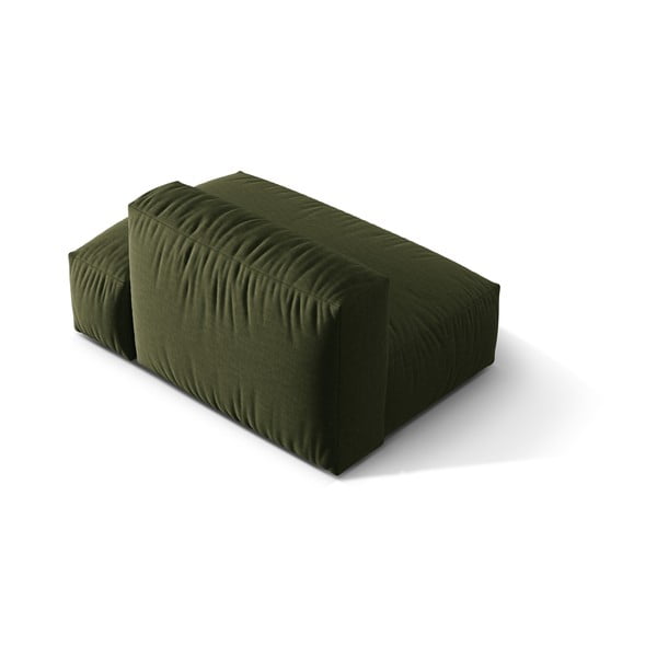 Zaļa modulārā dīvāna daļa (ar labo stūri) Martina – Micadoni Home-image-2