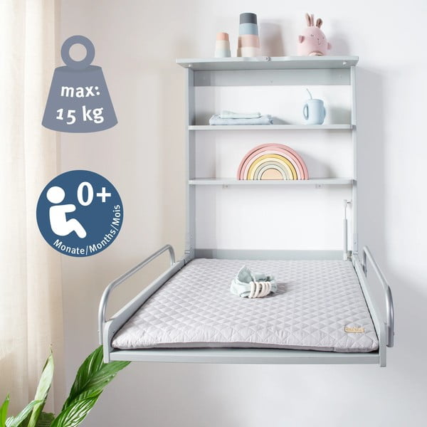 Zaļganpelēks piekaramais pārtinamais galds Roba style – Roba-image-1