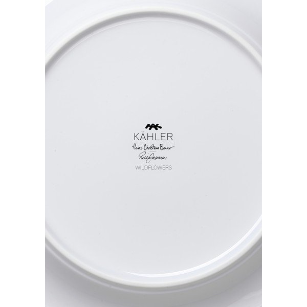 Balts deserta porcelāna šķīvis ø 22 cm Hammershøi Summer – Kähler Design-image-3