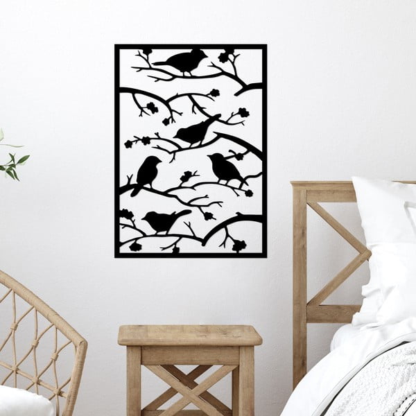 Metāla sienas dekors 47x66 cm Branch & Birds – Wallity-image-3