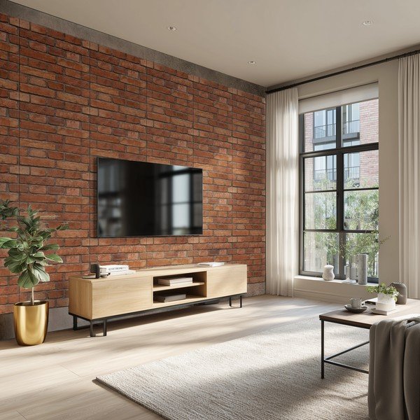 Tekstila akustiskie paneļi (2 gab.) 60x60 cm Bricks – Styler-image-2