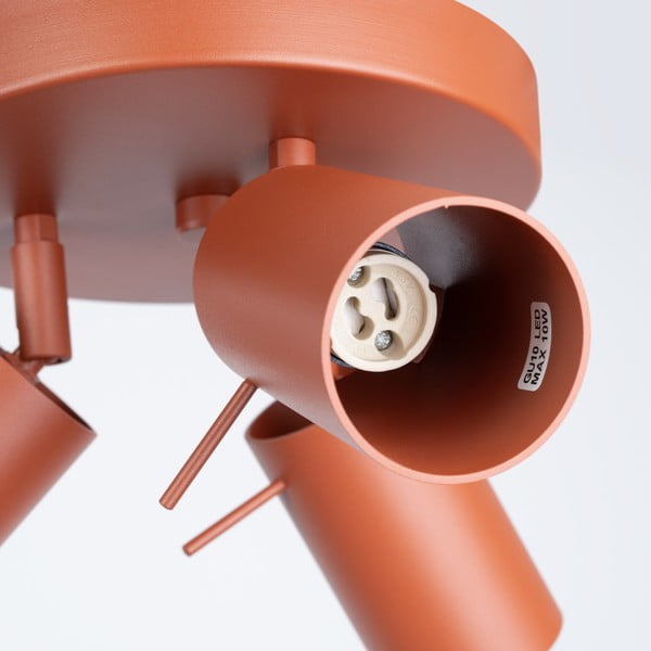 Ķieģeļu sarkana prožektora tipa lampa Etna – Sollux-image-4