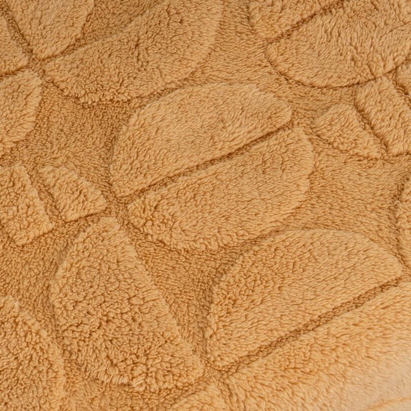 Dzeltens mikroplīša pleds 130x160 cm Mid Century – Casa Selección-image-3