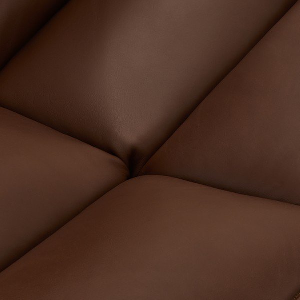 Tumši brūns ādas atpūtas krēsls Miami – Furnhouse-image-1