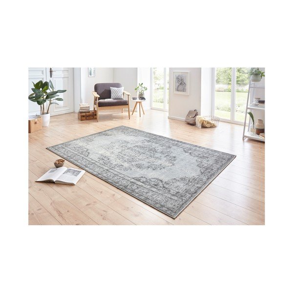 Pelēks un krēmkrāsas paklājs Hanse Home Celebration Mirro, 80 x 150 cm-image-1