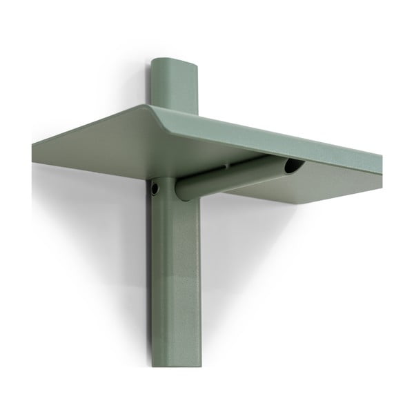 Dūmakaini zaļš metāla sienas plaukts 28 cm Hola – Spinder Design-image-2