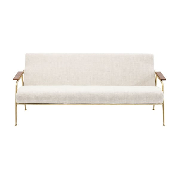 Balts trīsvietīgs dīvāns Kare Design Topogan