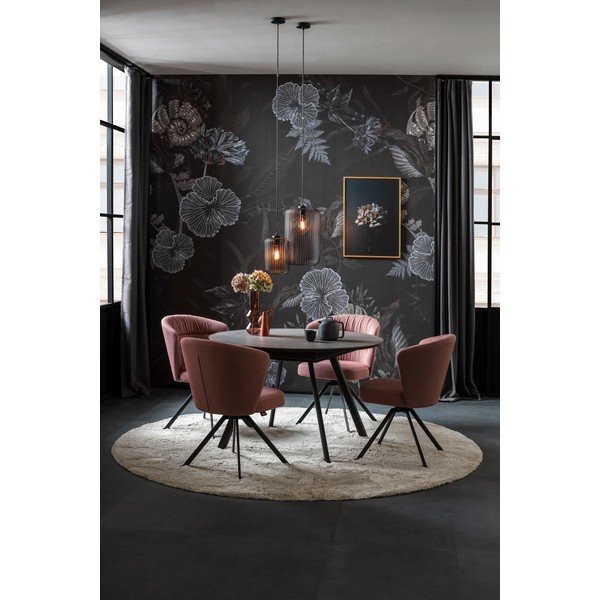 Melna piekaramā lampa ar metāla abažūru ø 16 cm Cage – Fischer & Honsel-image-1