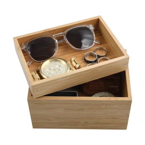 Dabīga toņa bambusa kosmētikas vannas istabas organizators Isalys – MSV-image-4