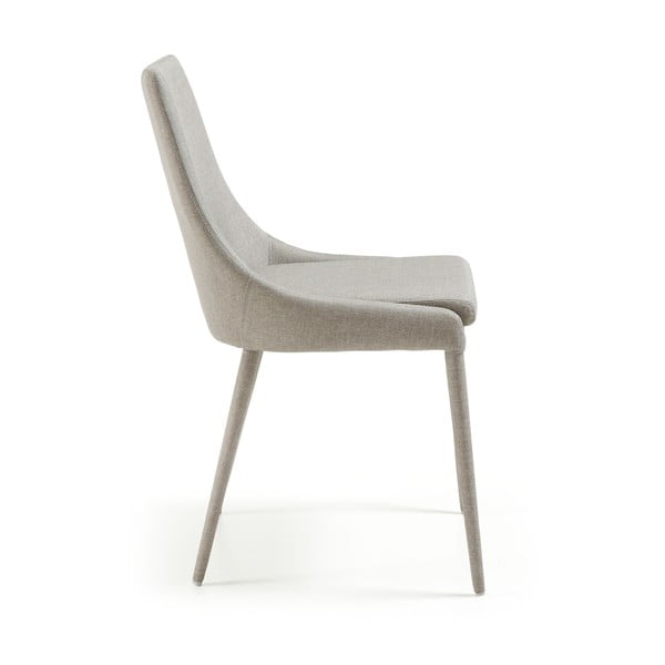Pelēks ēdamistabas krēsls Kave Home Fabric-image-1