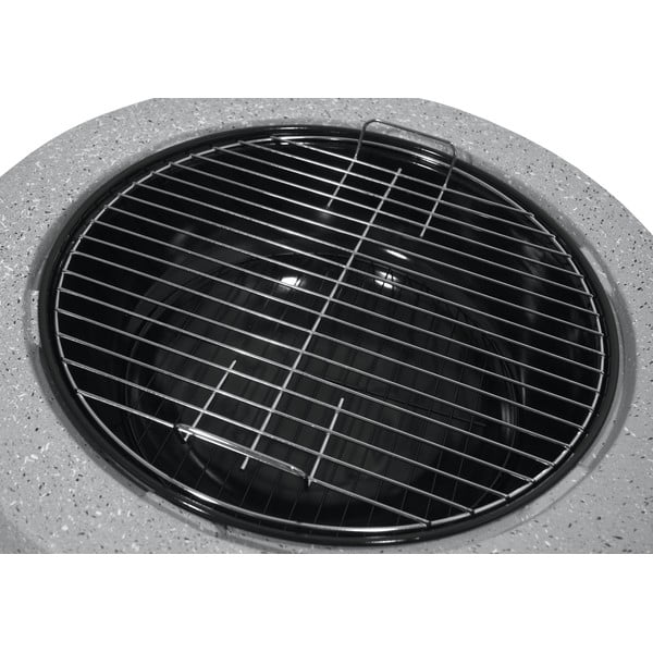 Pelēks kamīns no dedzināta akmens Cattara La Palma-image-3