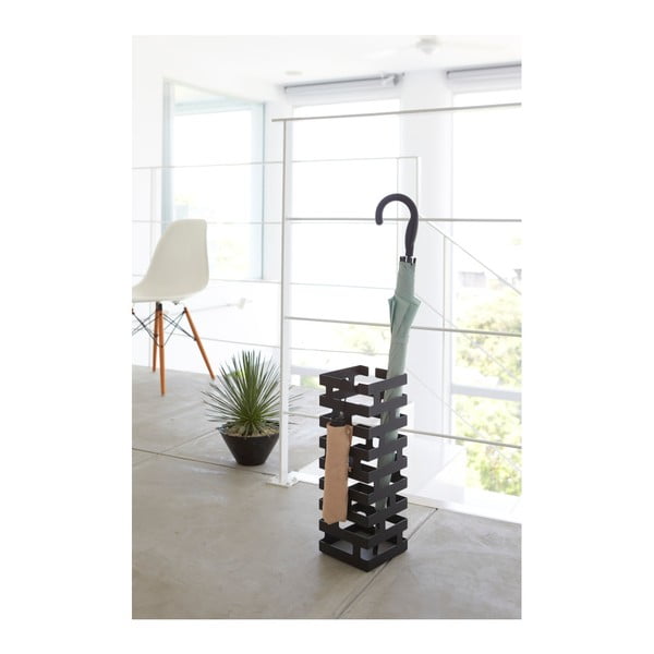 Melns lietussargu statīvs YAMAZAKI Brick-image-2