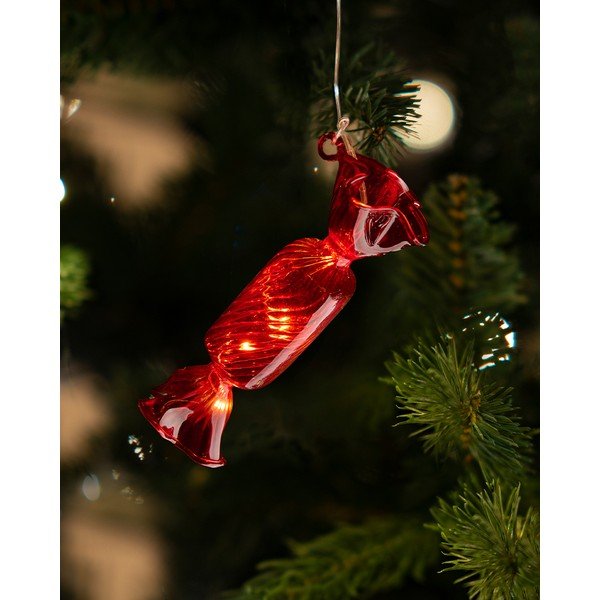 Sarkans piekarināms Ziemassvētku gaismas dekors ø 1,5 cm Hannah – Sirius-image-1