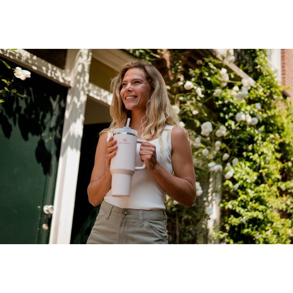 Krēmkrāsas termoss 1,18 l Quencher H2.O FlowState – Stanley-image-4