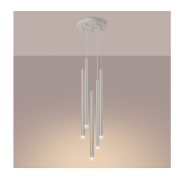 Krēmkrāsas piekaramā lampa ø 25 cm Fideus – Sollux-image-1