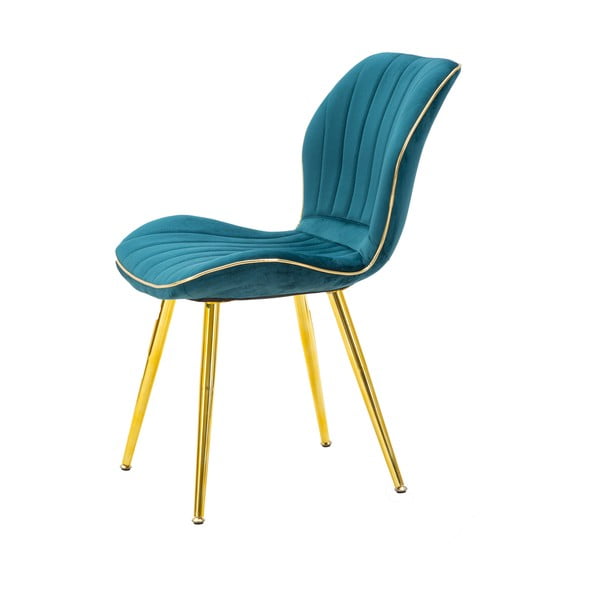 2 tirkīzzilu ēdamistabas krēslu komplekts Mauro Ferretti Paris-image-3