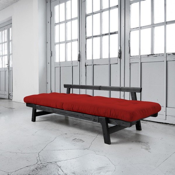 Dīvāns gulta Karup Step Black/Red-image-3