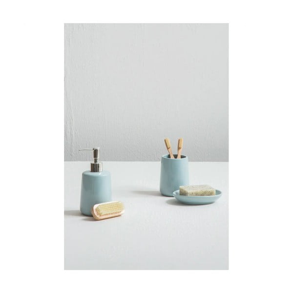 Gaiši zils akmens vannas istabas piederumu komplekts Moon – Premier Housewares-image-4