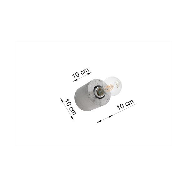 Betona sienas lampa Sollux Elia-image-2