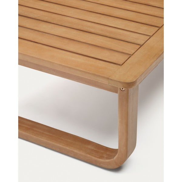 Dabīga toņa eikalipta masīvkoka žurnālgaldiņš 60x100 cm Sacaleta – Kave Home-image-3