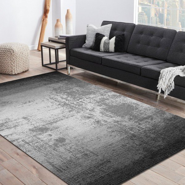 Pelēks un melns paklājs Kate Louise, 80 x 150 cm-image-1