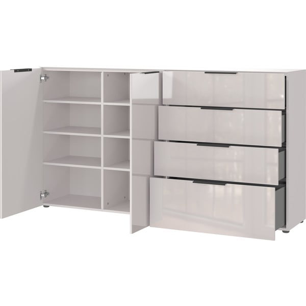 Krēmkrāsas zema kumode 184x102 cm Oakland – Germania-image-3