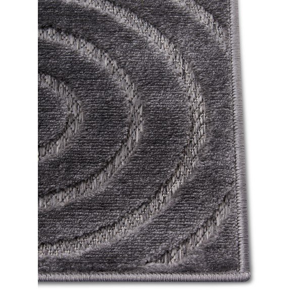Antracīta pelēks paklājs 57x90 cm Iconic Wave – Hanse Home-image-3