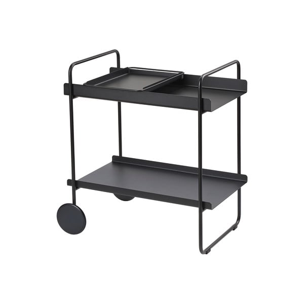 Metāla servēšanas galdiņš uz riteņiem 40.5x61 cm A-Cocktail – Zone-image-3