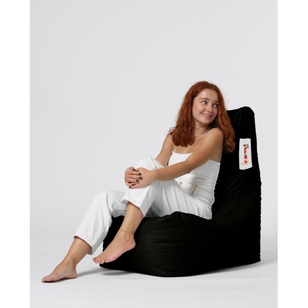 Melns dārza sēžammaiss Diamond XXL – Floriane Garden-image-2