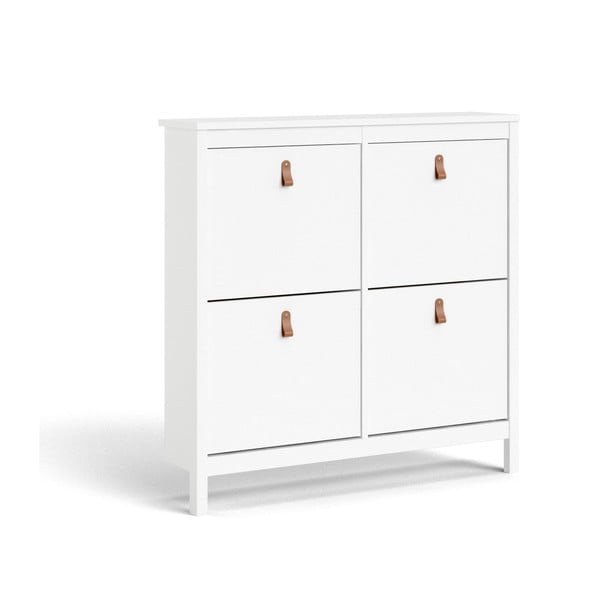 Balts atverams apavu plaukts Madrid – Tvilum-image-2