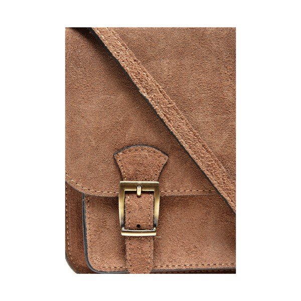 Gaiši brūna ādas plecu soma Renata Corsi-image-3