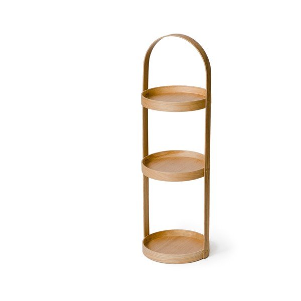 Apaļš vannasistabas statīvs Wireworks Mezza Oak, 3 plaukti-image-4